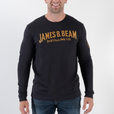 Triple Grain LS Tee Product Image on gray background