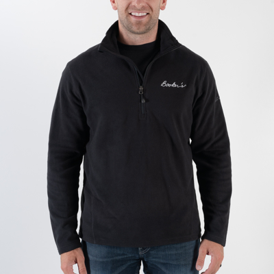 Eddie Bauer®1/2-Zip Microfleece Jacket Product Image on gray background