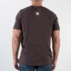 Brown Logo Tee Front Image on white background