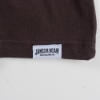 Brown Logo Tee Front Image on white background