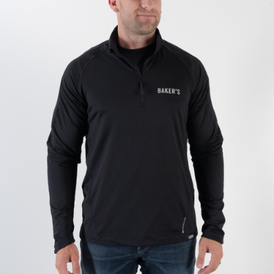 OGIO 1/4 Zip Product Image on gray background