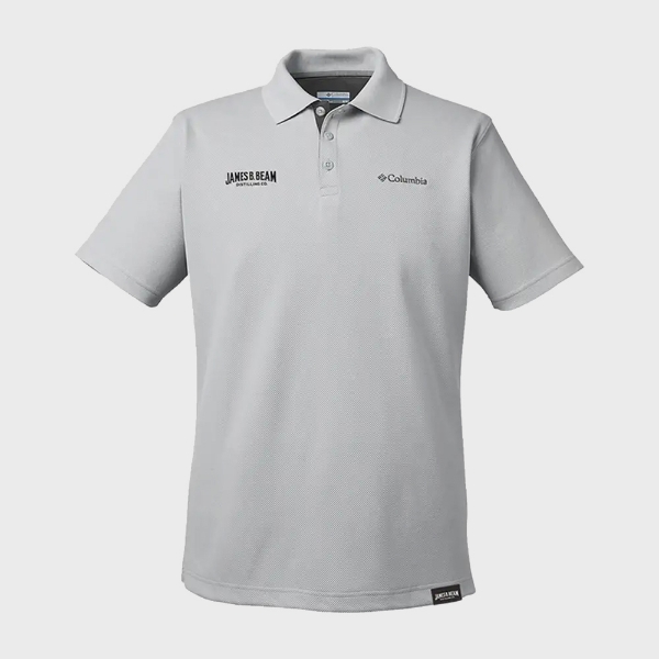 Columbia Polo Product Image on gray background