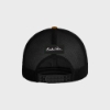 Leather Patch Cap Back Image on gray background