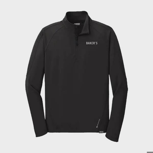 OGIO 1/4 Zip Product Image on gray background