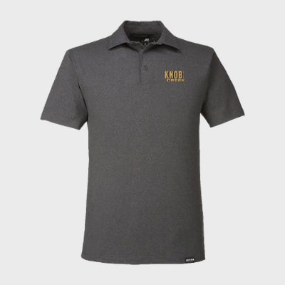 Spyder Polo Product Image on gray background