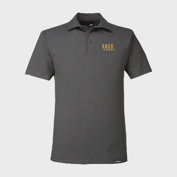 Spyder Polo Product Image on gray background