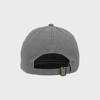 Unstructured Grey Hat Back Image on gray background