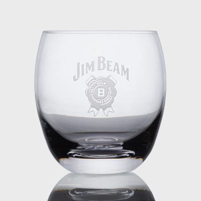 Jim Beam 10oz Glass Product Image on white background