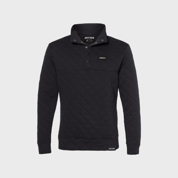 Legent Black Quilted Pullover