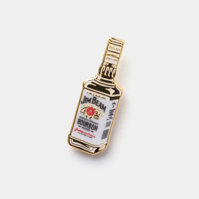 Enamel Jim Beam Bottle Pin