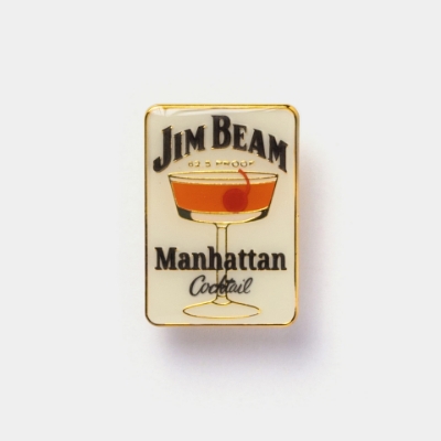 Jim Beam Manhattan Pin front