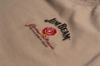 Close-up shot of Jim Beam signature tee