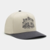 high profile 5-panel hat with Jim Beam Homestead graphic