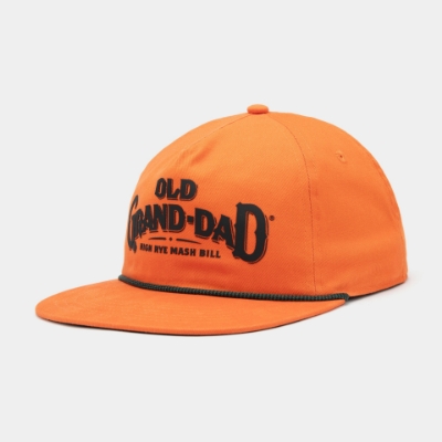 Old Grand-Dad 5 panel hat with flat bill