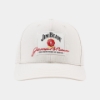 front view of Jim Beam light beige performance hat