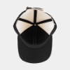 bottom view of Jim Beam light beige performance hat
