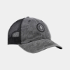 Baker's washed black denim trucker hat