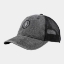 Baker's washed black denim trucker hat