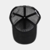 Baker's washed black denim trucker hat