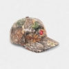 Jim Beam Camo Hat front 1/4 view with Realtree camo pattern and logo